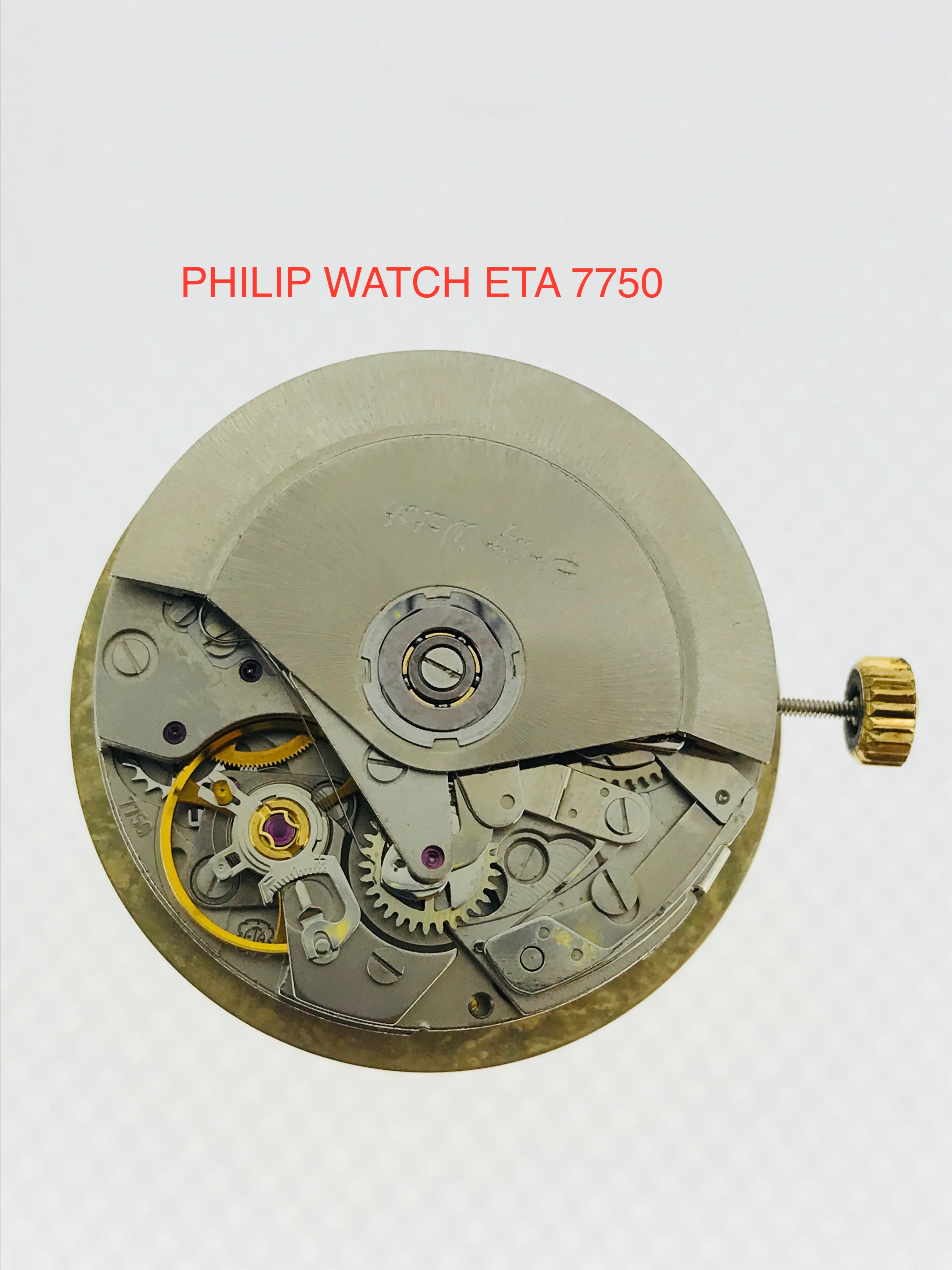 MECCANISMO USATO  PHILIP WATCH  ETA 7750