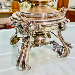 Samovar vintage argento 800 lavorazione artigianale
