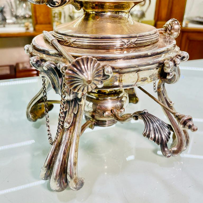 Samovar vintage argento 800 lavorazione artigianale