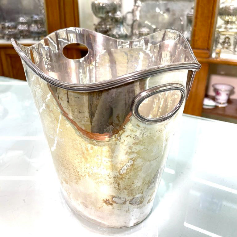 Esclusivo secchio champagne in argento italiano