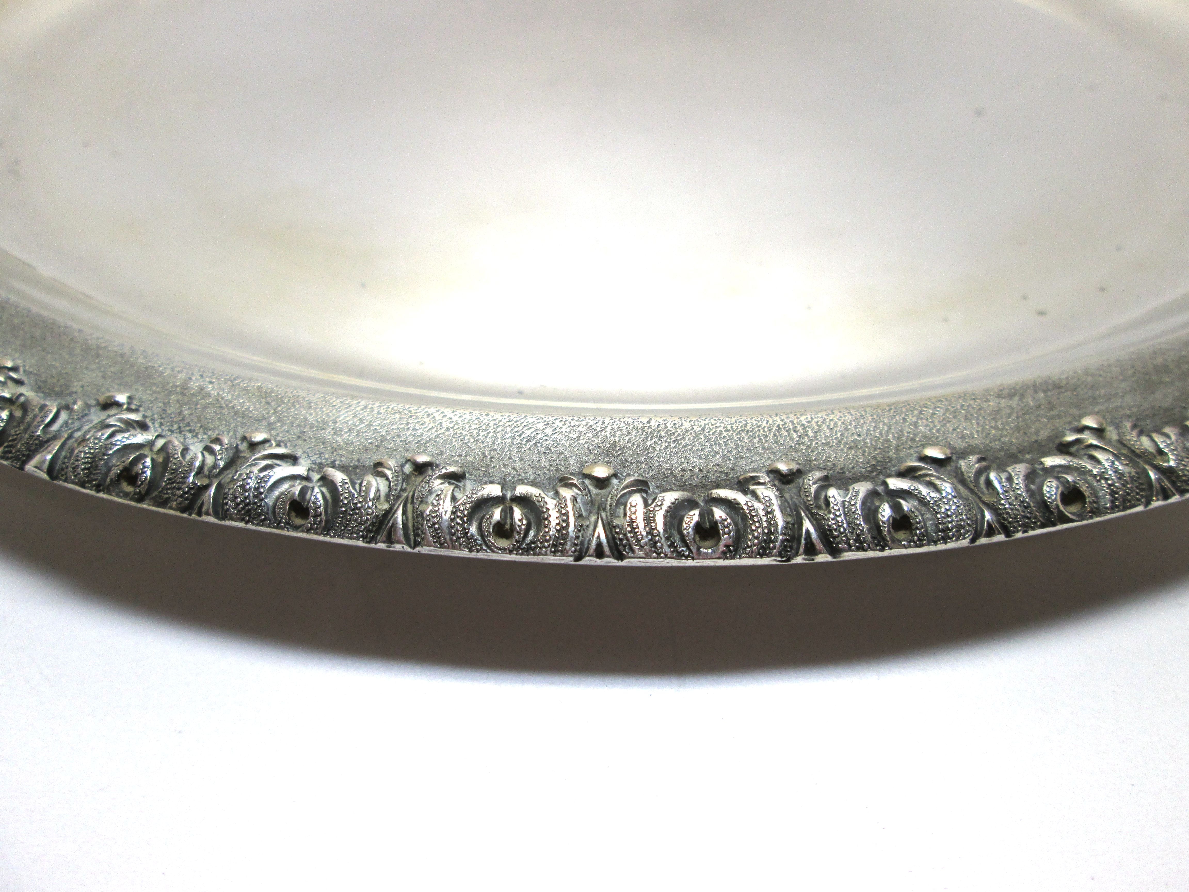 Vassoio Portagioie Francfranc In Argento – Elegante E Fatto A Mano