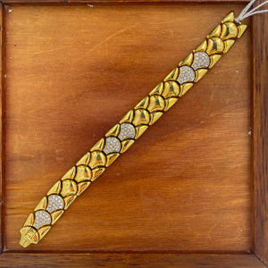 Bracciale Chimento oro e diamanti lavorazione artigianale originale