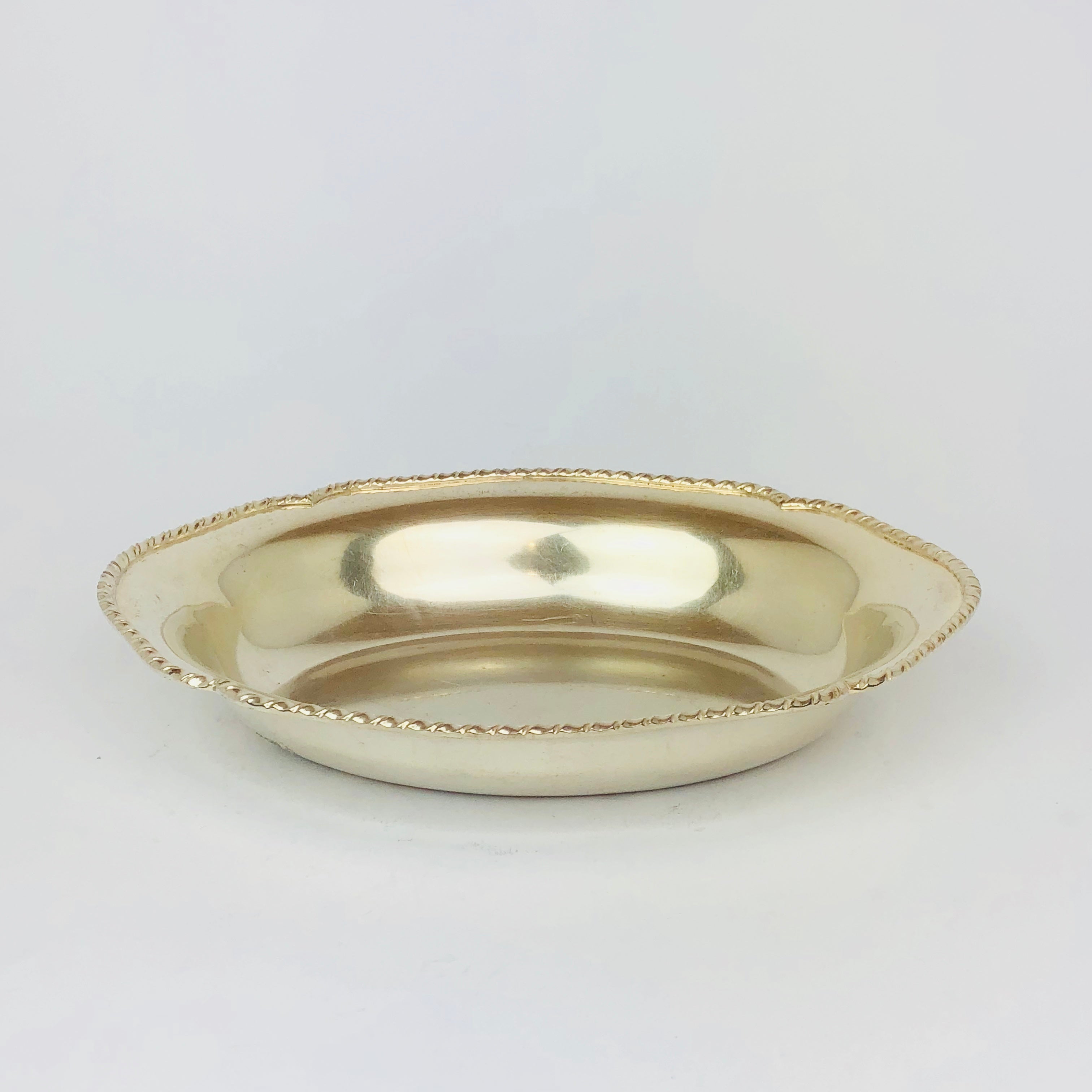 Ciotola forma ovale stile antico argento 800