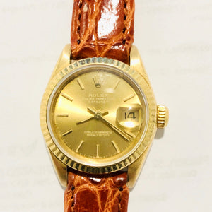 Orologio Rolex Lady Date Just oro usato 