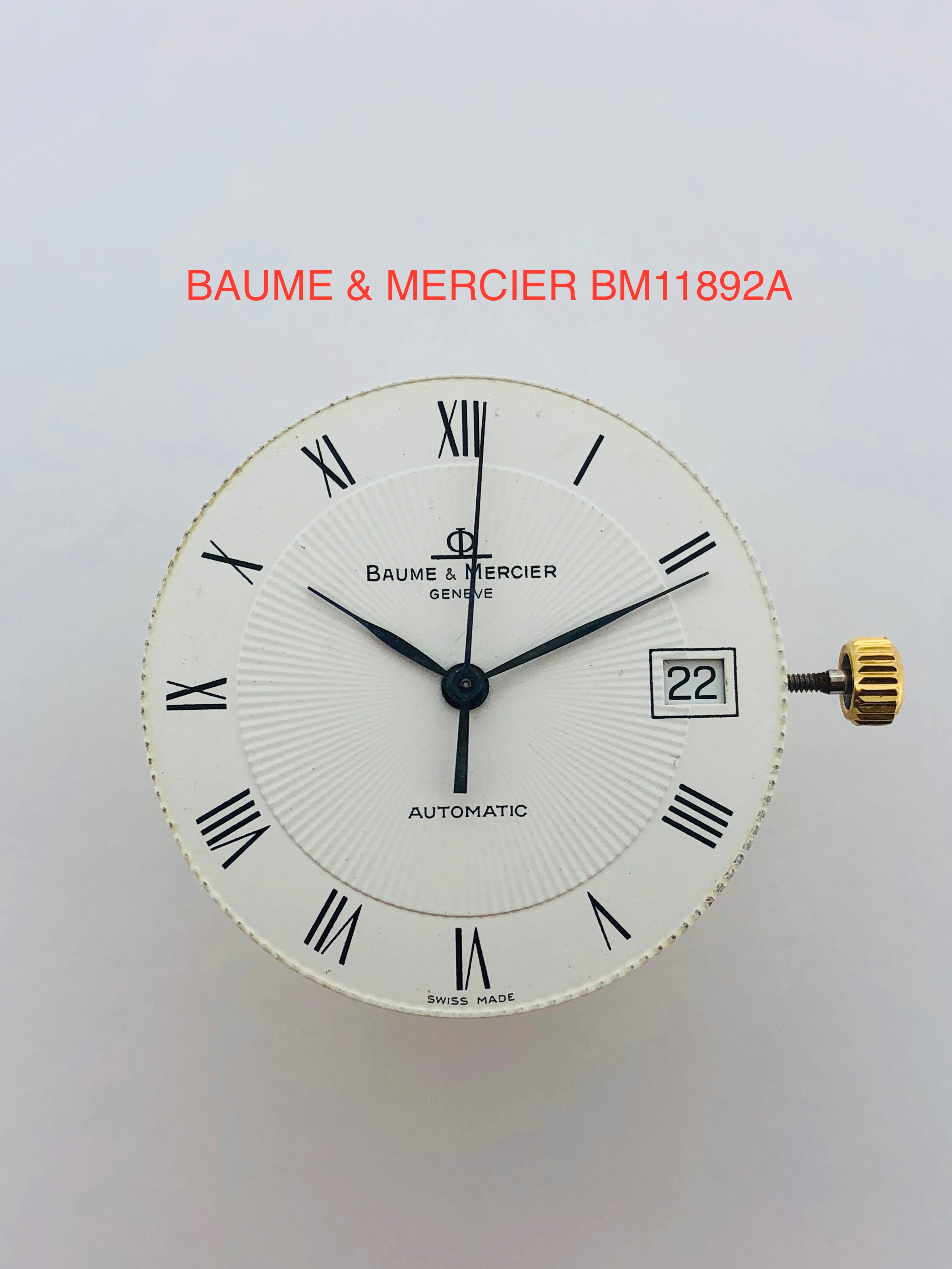 MECCANISMO USATO BAUME & MERCIER BM 11892A